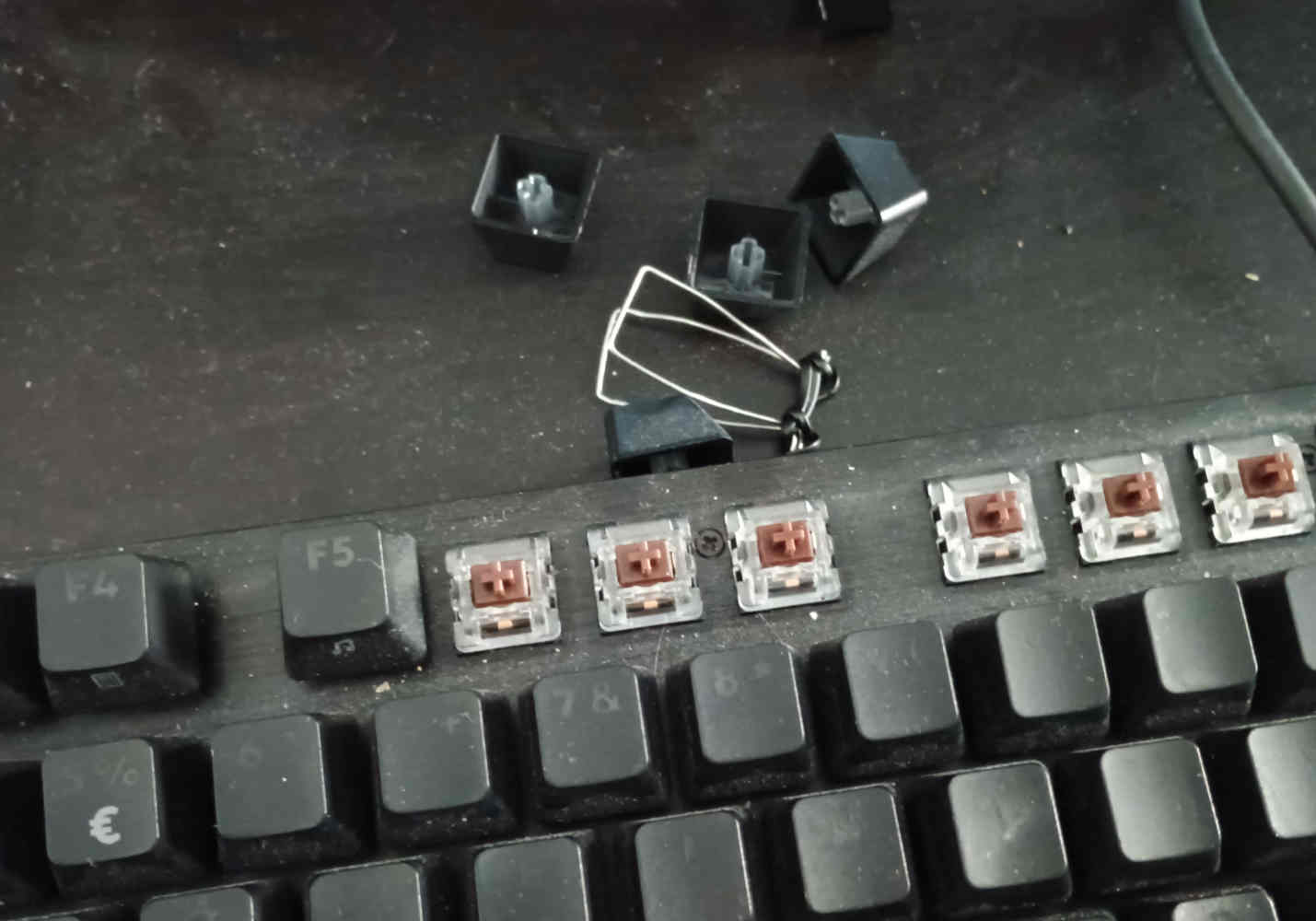 Keyboard cleaning—time consuming, but surprisingly relaxing if you aren't in a hurry