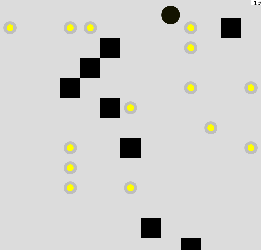 COTR: click/space to start, arrow keys to move, collect coins to go fast.