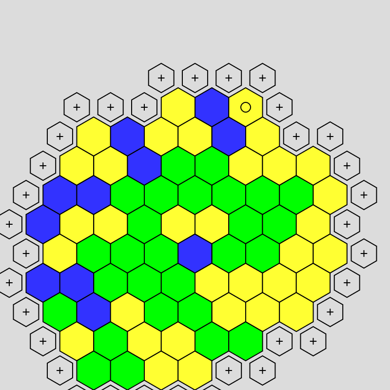An unassuming map of hexagons